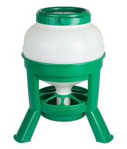 Hopper feeder 20ltr. plastic groen