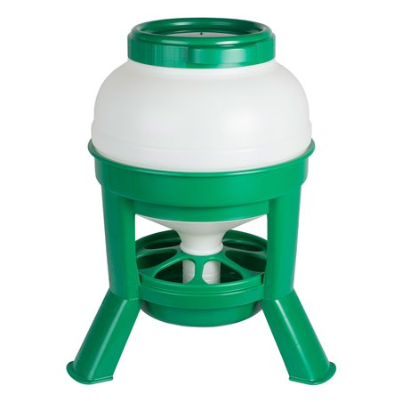 Hopper feeder 20ltr. plastic groen