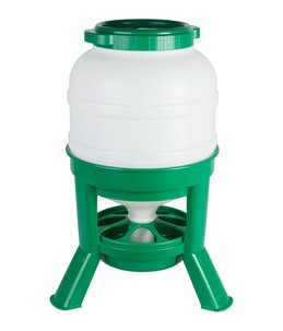 Hopper feeder 30ltr. plastic groen
