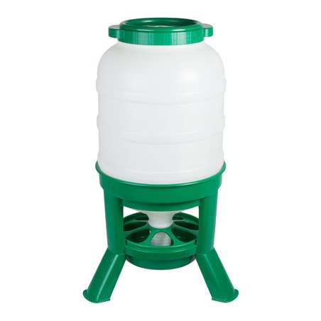 Hopper feeder 40ltr. plastic groen