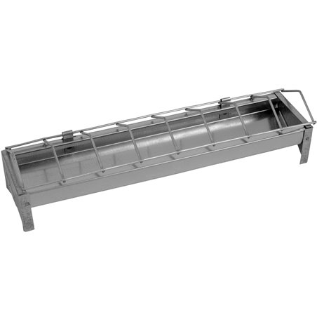 Kuikenvoerbak 30cm verzinkt met draadgr