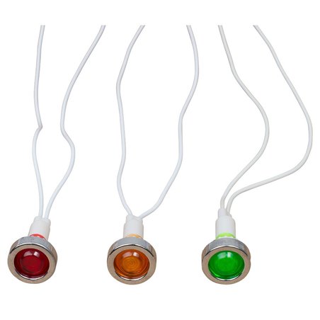 Indicatielampje ø20mm led oranje gat10mm