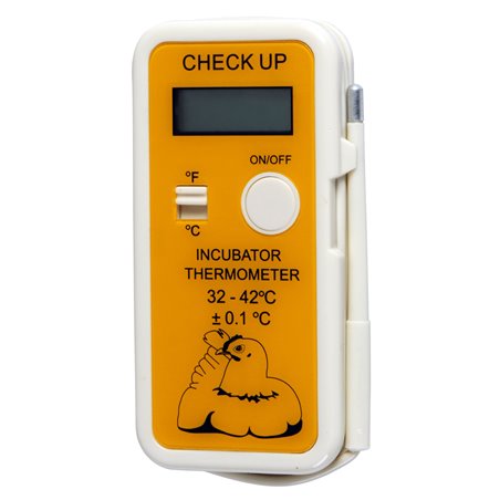 Digitale broedthermometer 'check-up'