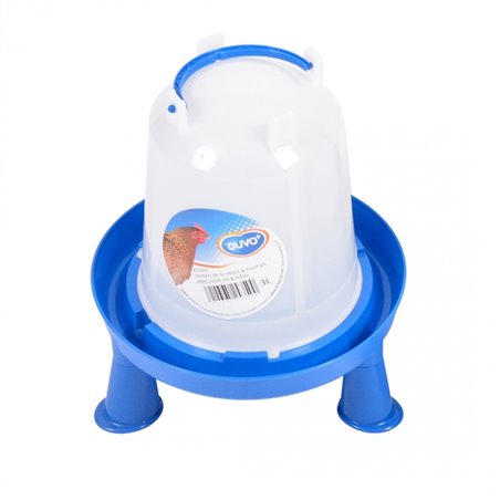 Drinkklok schroef met handvat & pootjes