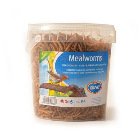 Meelwormen los in 1l emmer