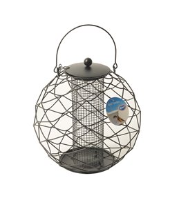 Beschermende voedersilo voor noten bolvorm