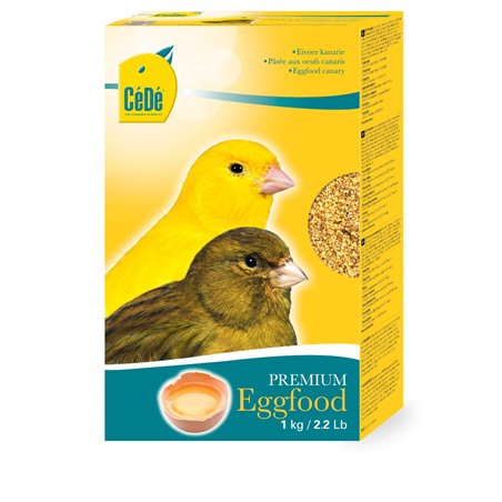 Cede eivoer kanarie droog