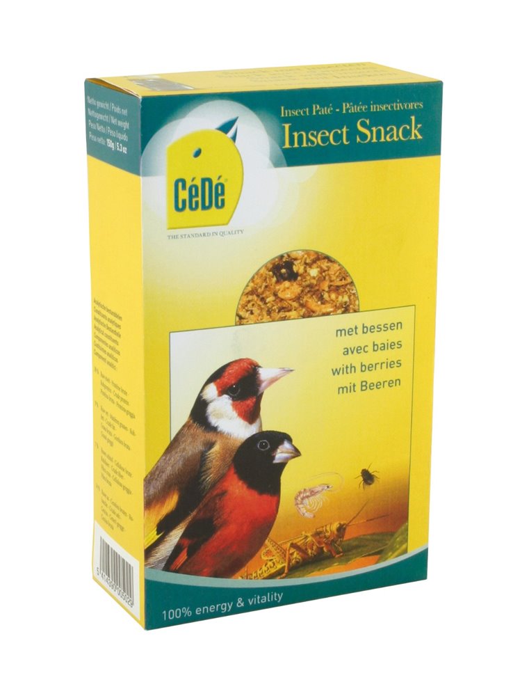 Cede insectsnack met bessen