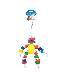 Coton doll with colorful cubes