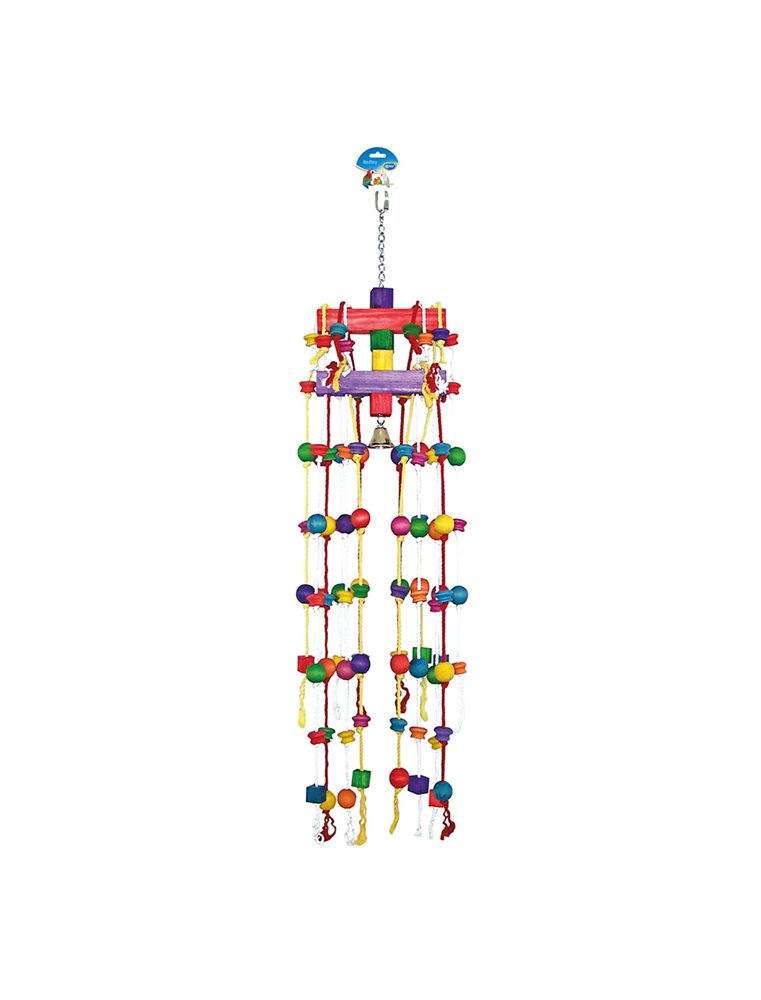 Carrousel Rope with Colorful Cubes & Bell
