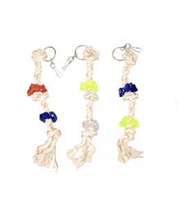 Birdrope with 4 knots & acrylic