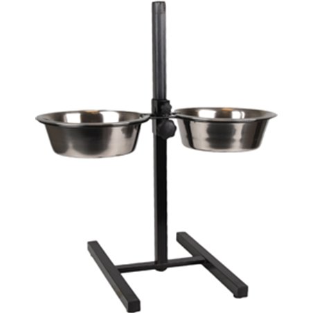 Voederst h met potten 2x21cm 1,5l 