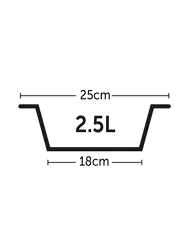 Voederst h met potten 2x25cm 2,5l