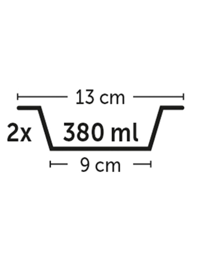 Eetpot duo dinner 13cm 380ml