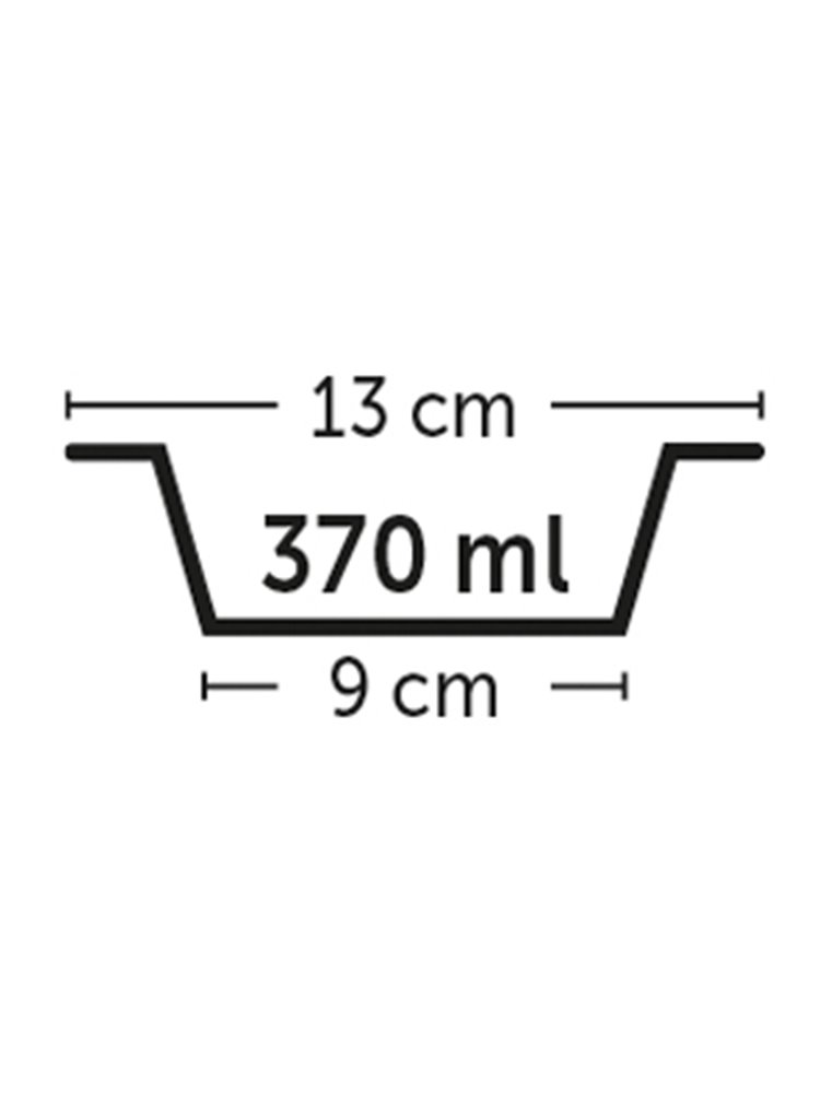 Eetpot inox nr1 13cm 370ml