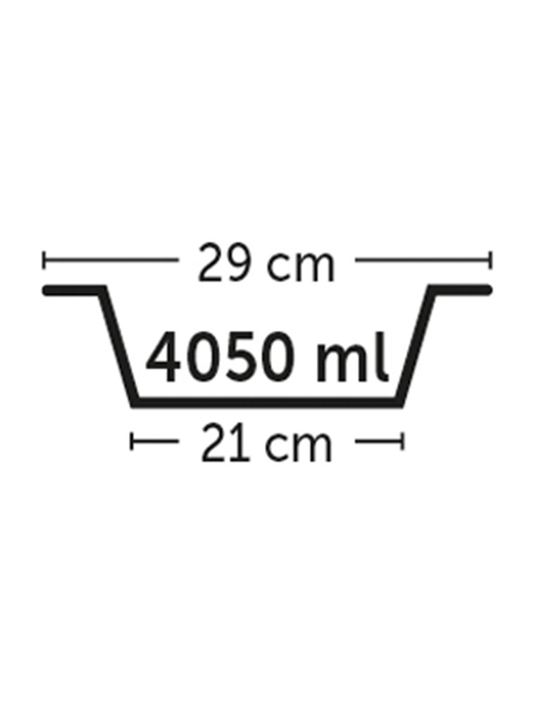 Eetpot inox nr5 29cm 4050ml