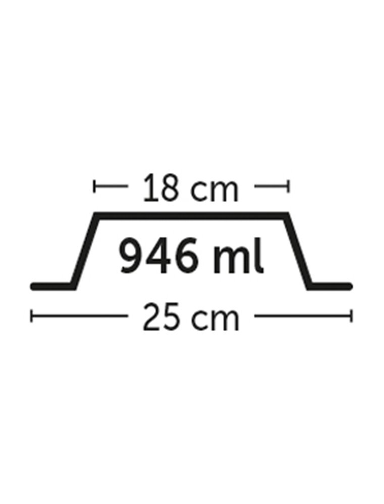 Eetpot inox antislip 18cm 946ml