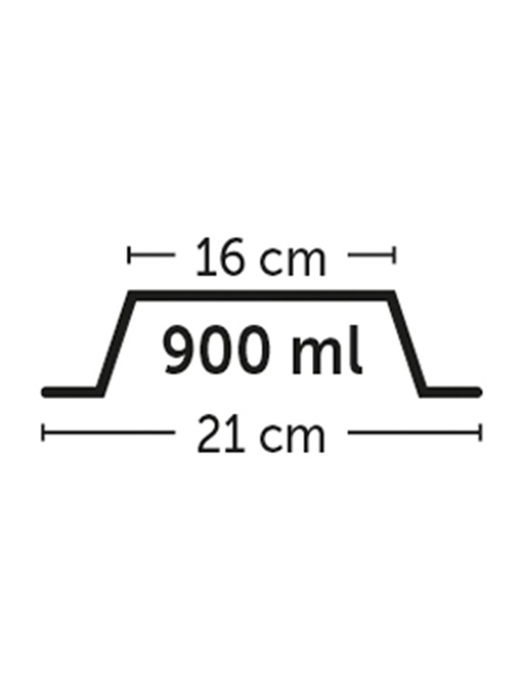 Eetpot cocker antislip 16cm 900ml
