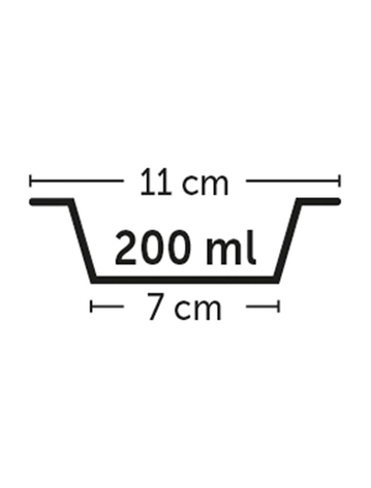 Eetpot inox nr0 11cm 200ml