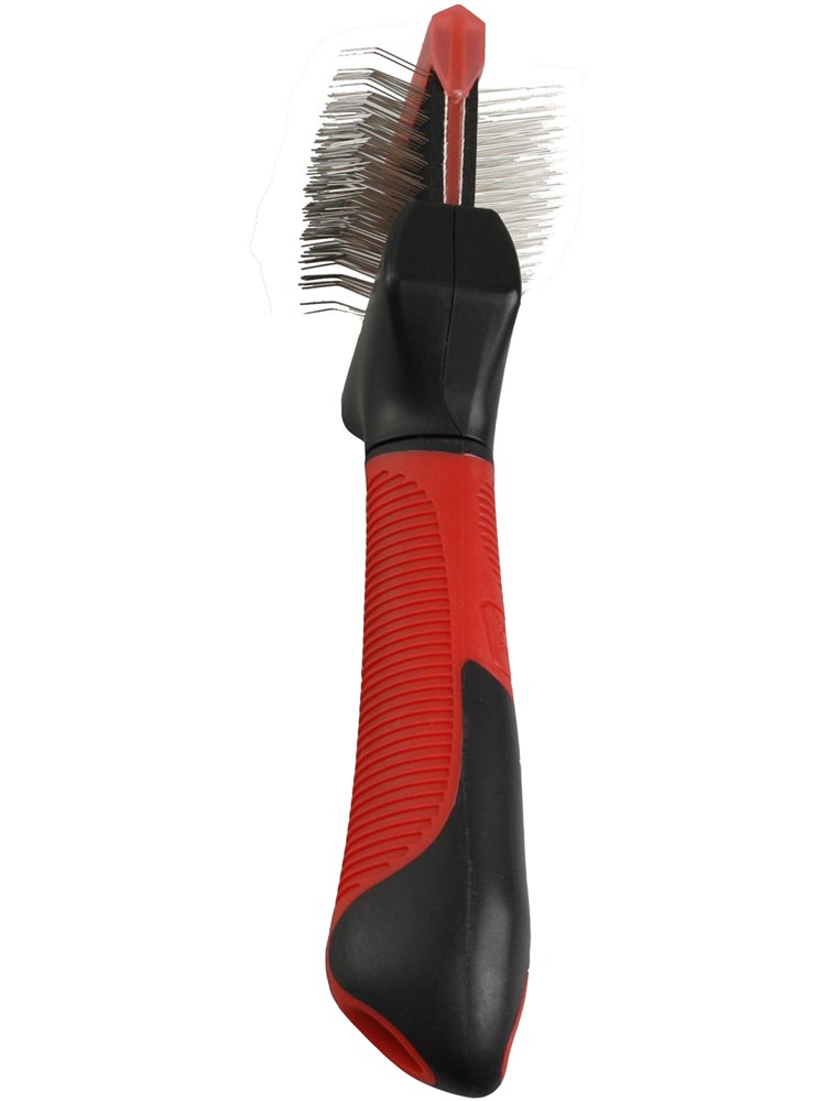 Slickerborstel zacht+handv 2in1 s