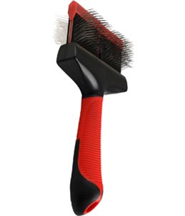 Slickerborstel zacht+handv 2in1 l