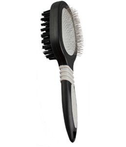 Groo'me borstel&slicker+handvat s