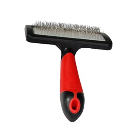 Slickerborstel zacht met handvat l 