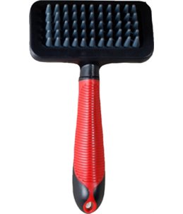 Massageborstel met handvat middel