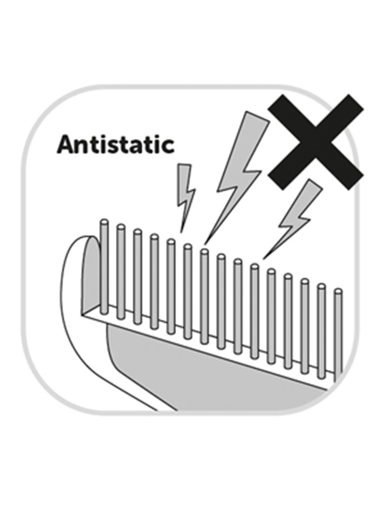 Massageborstel met handvat middel