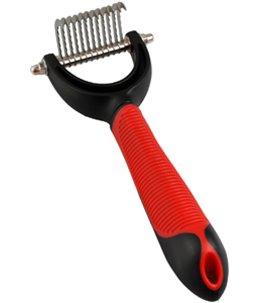 Klittenhark+handvat rond blad s