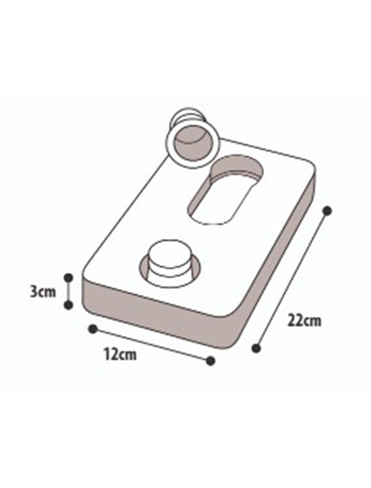 Wooden brain train gauss 22x12cm