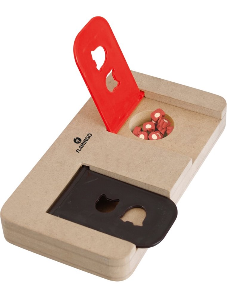 Wooden brain train riddle 22x12cm