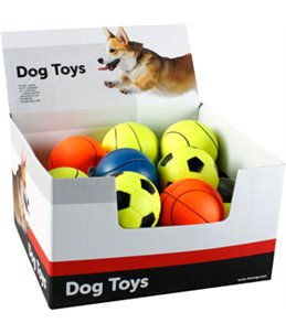 Neon bal 6cm assortiment displayb