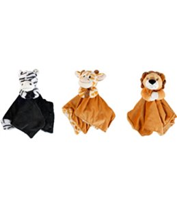 Pluche safari 38x38x7,5cm ass