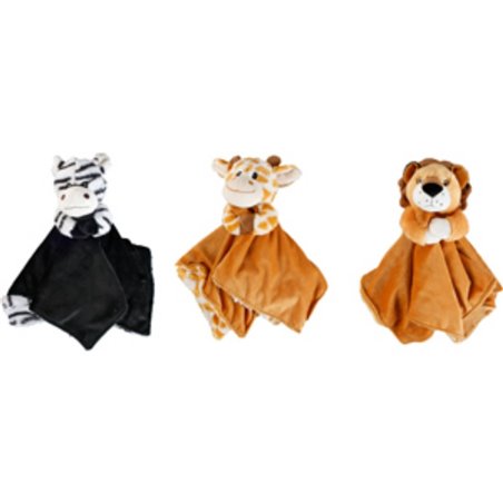 Pluche safari 38x38x7,5cm ass 