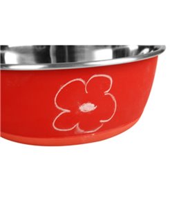 Eetpot beschrijf rood 20cm 1900ml