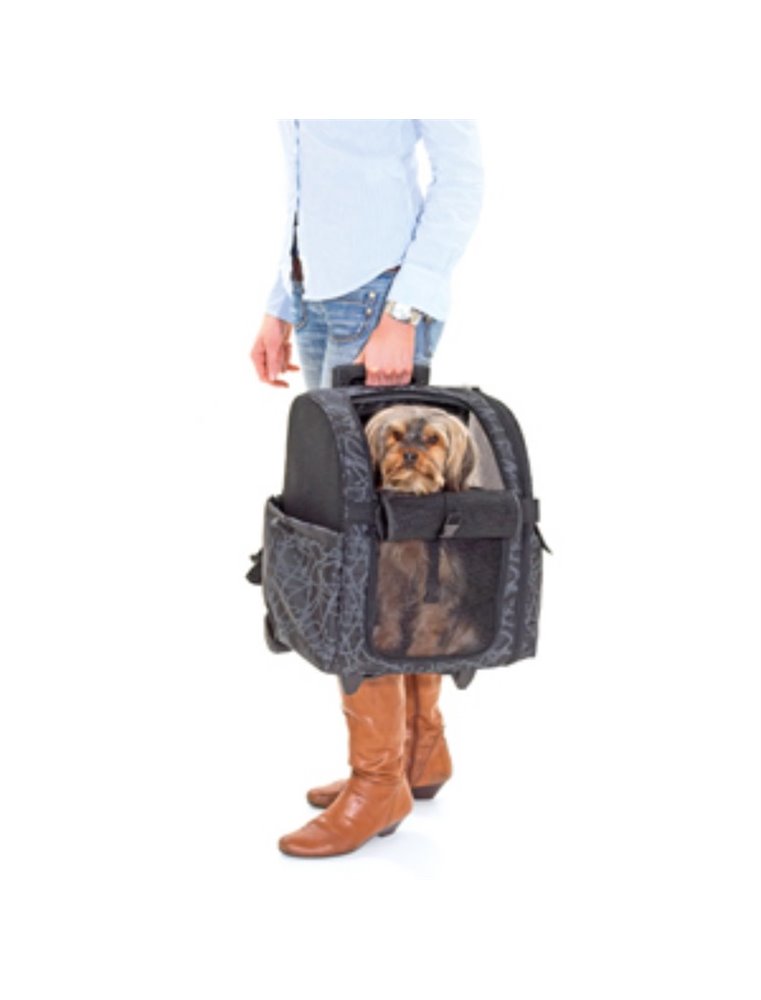 Smart trolley zwart 32x29x52cm