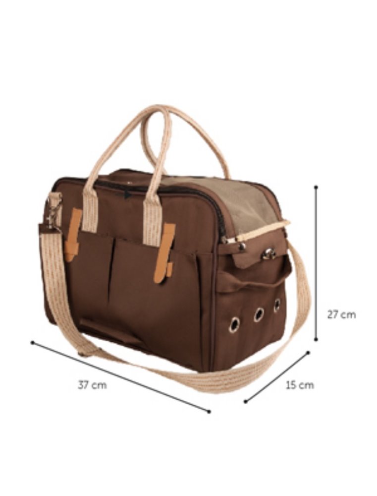 Draagtas bruin 45x21x30cm