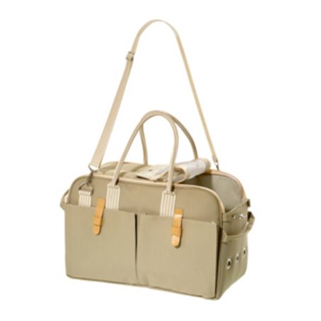 Draagtas beige 37x15x27cm 