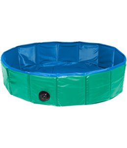 Doggy splash pool groen/blauw 160x 30cm