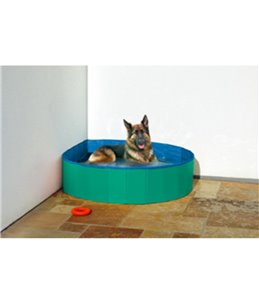 Doggy splash pool groen/blauw 160x 30cm
