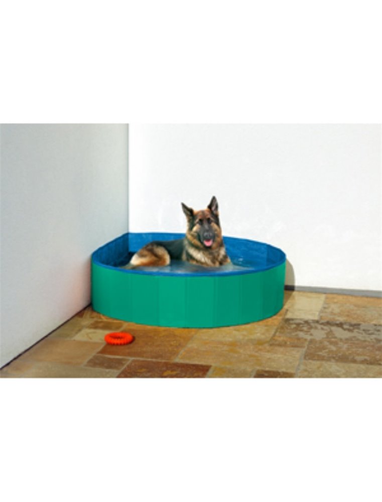 Doggy splash pool groen/blauw 160x 30cm