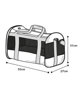 Draagtas mayfair l 50x27x31cm