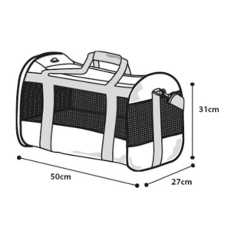 Draagtas mayfair l 50x27x31cm 