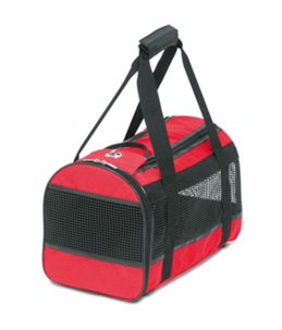 Draagtas divina rood 40x26x26cm