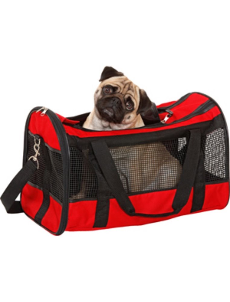 Draagtas divina rood 50x28x30cm