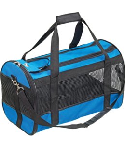 Draagtas divina blauw 50x28x30cm