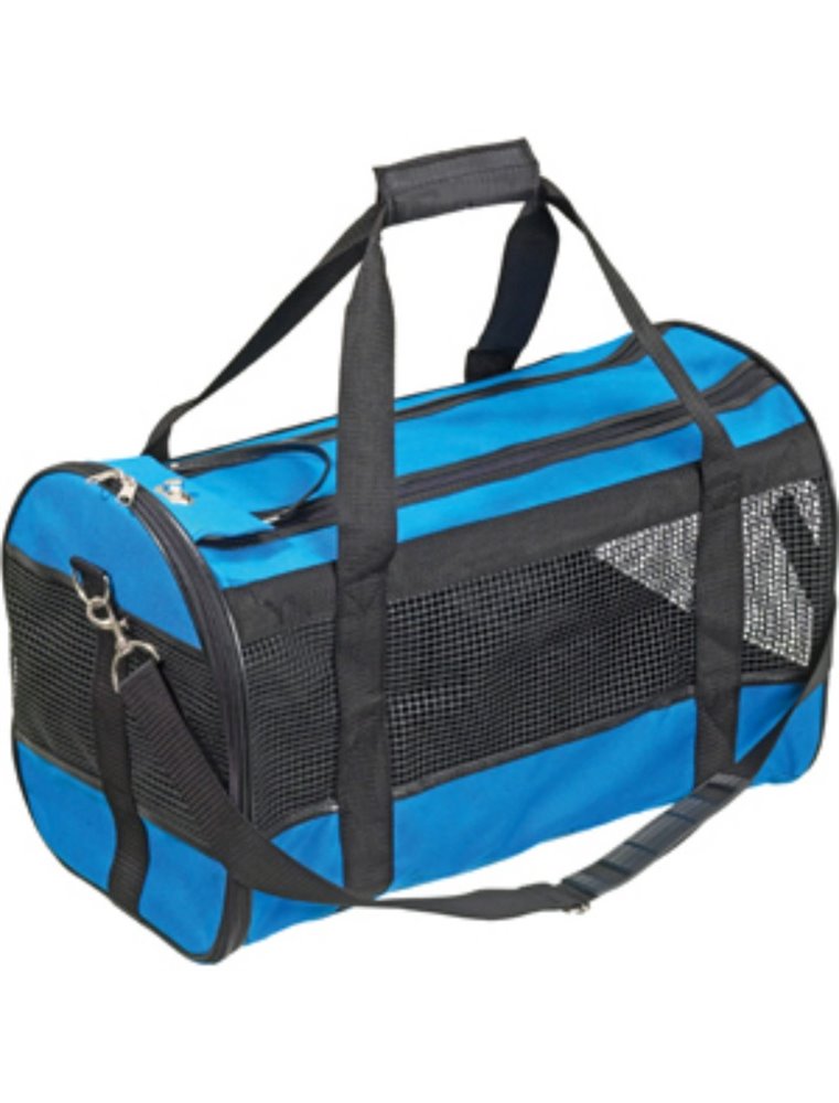 Draagtas divina blauw 50x28x30cm