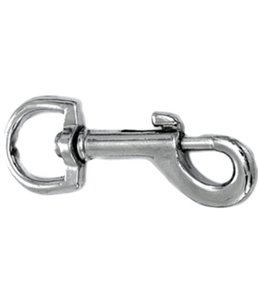 Musketonhaak 80x19mm chroom