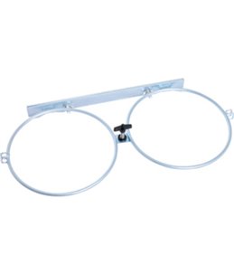 Muur-en benchhouder 2x24cm 2,5l